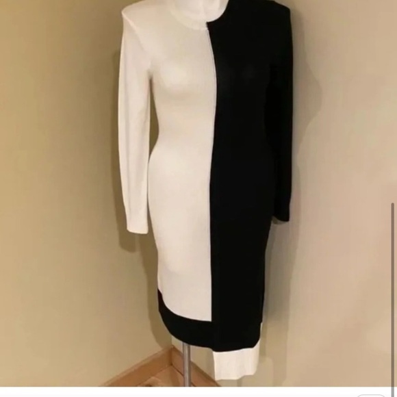 - Front Row By Sarah & Goldy Women Color  block Casual Dress S​​​ - Picture 4 of 4